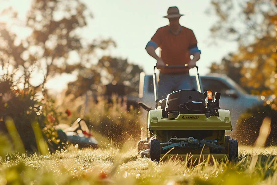 lithium battery operated lawn mowers