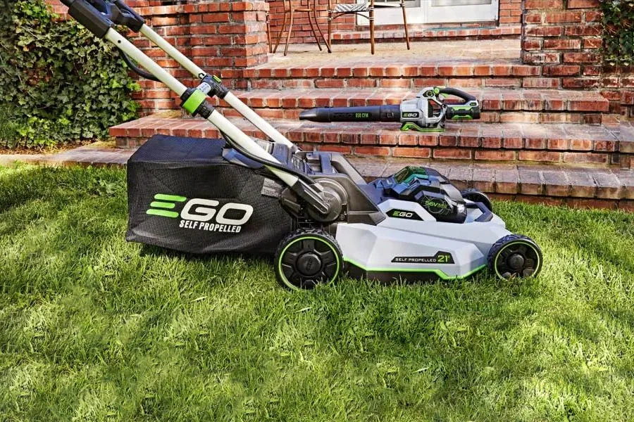 self-propelled lawnmower